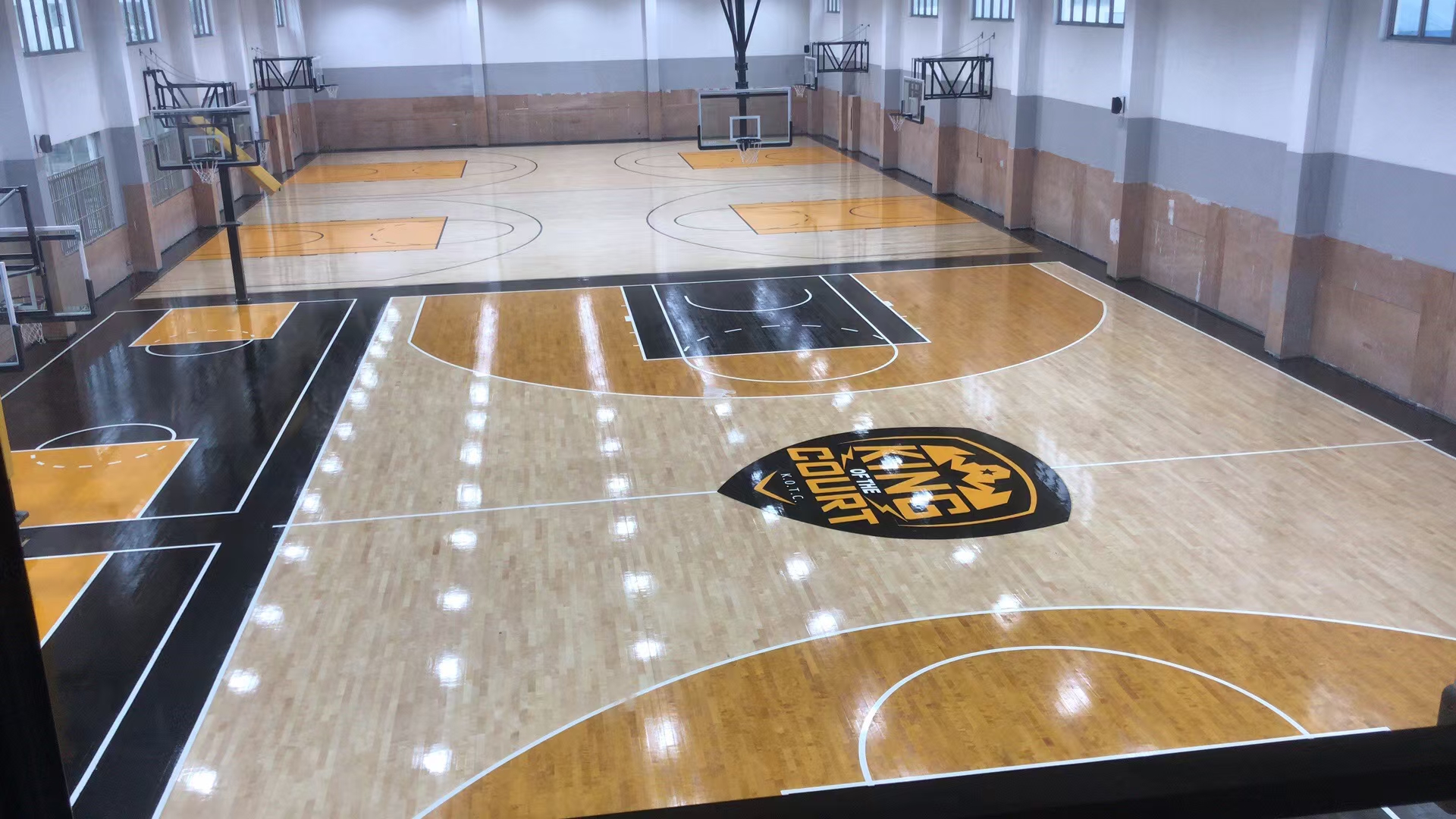 篮球馆木地板翻新正成为行业新趋势