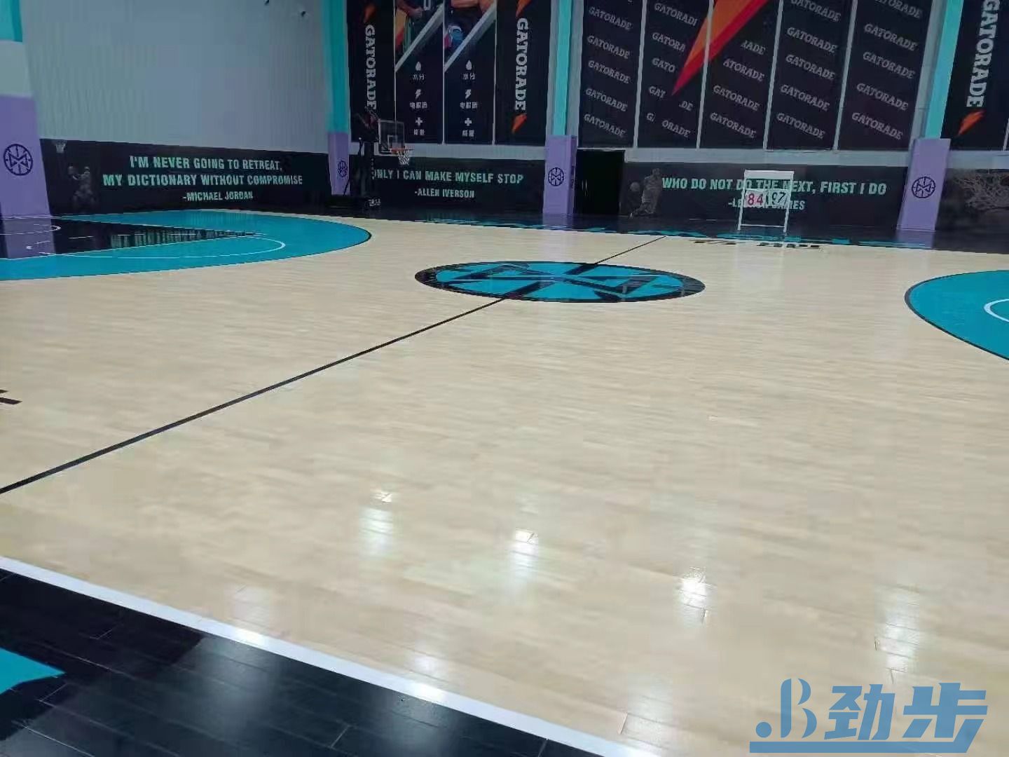商业球馆的视觉升级——INHEART篮球馆运动木地板翻新