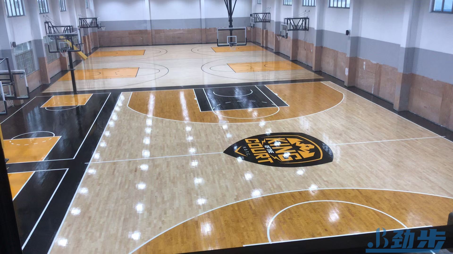 篮球馆运动木地板翻新
